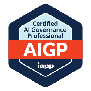 IAPP Certified AI Governance Professional (AIGP) badge